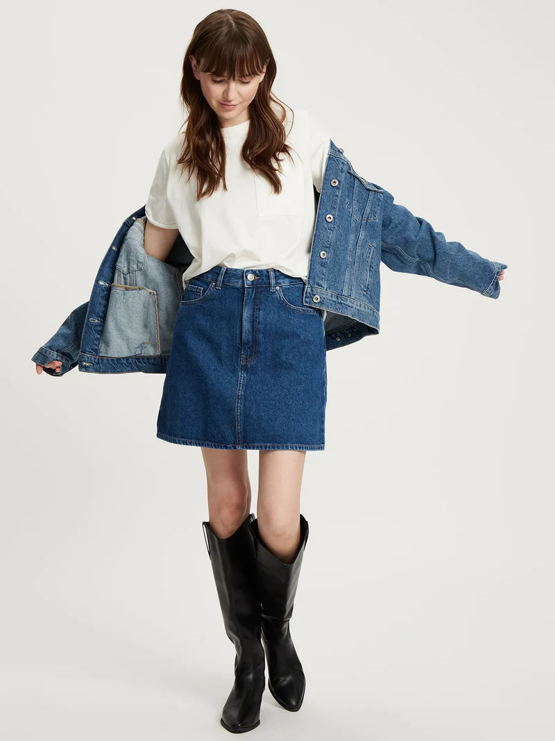 SKIRT | DAMEN JEANSROCK