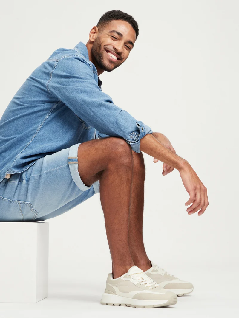 LEOM | HERREN JEANS SHORTS
