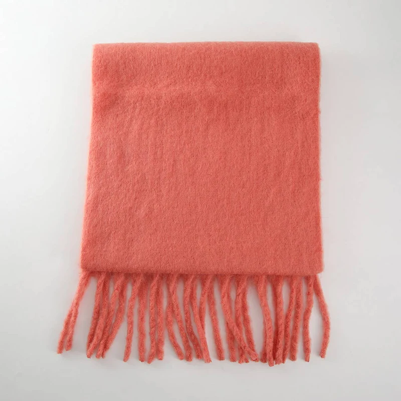 Soft Mohair Feel Scarf - Cozy Winter Wrap_CWASC0323: LIGHTPURPLE / (OS) 1
