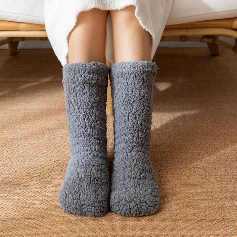 Leg Warmer Indoor Plush Black