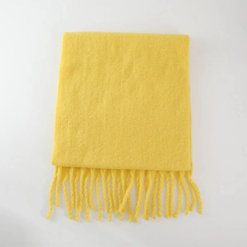 Soft Mohair Feel Scarf - Cozy Winter Wrap_CWASC0323: ROYALBLUE / (OS) 1