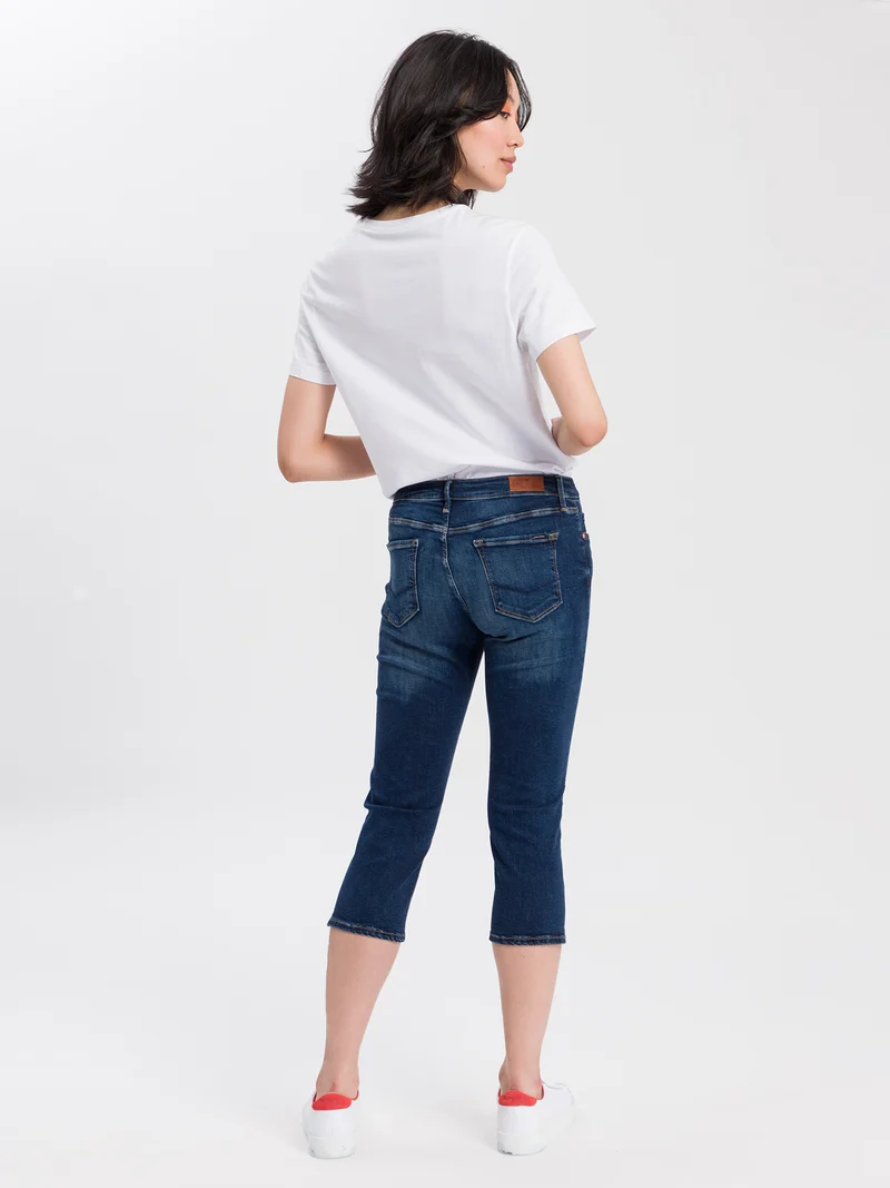 AMBER | DAMEN JEANS CAPRIHOSE