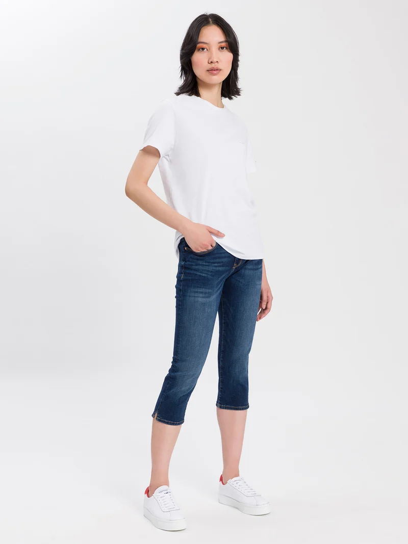 AMBER | DAMEN JEANS CAPRIHOSE