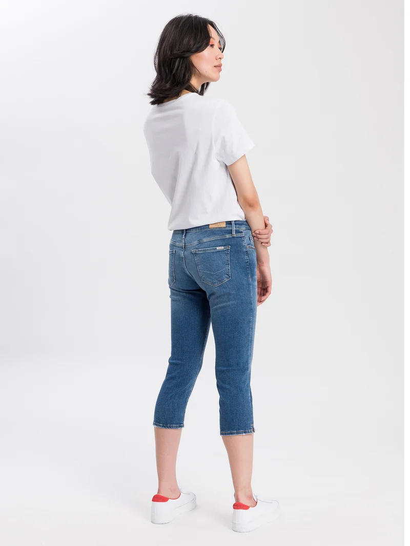 AMBER | DAMEN JEANS CAPRIHOSE
