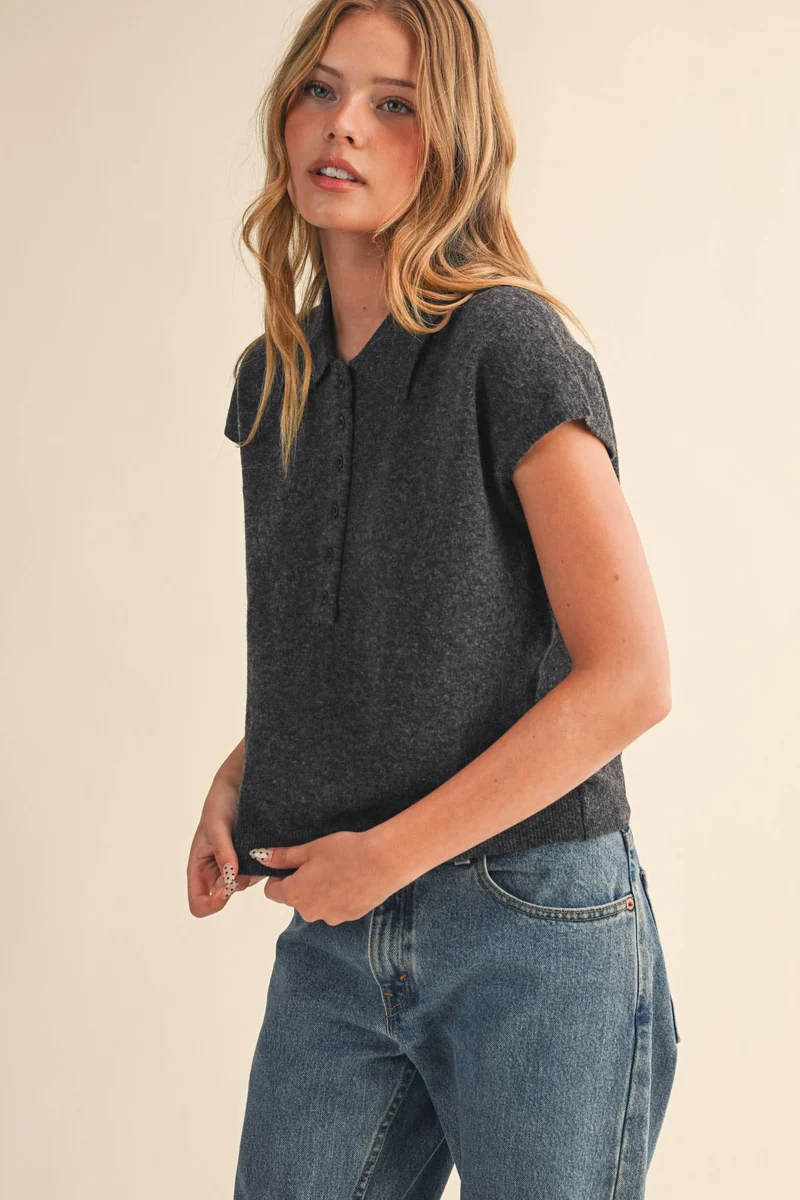 Cap Sleeve Sweater OAT