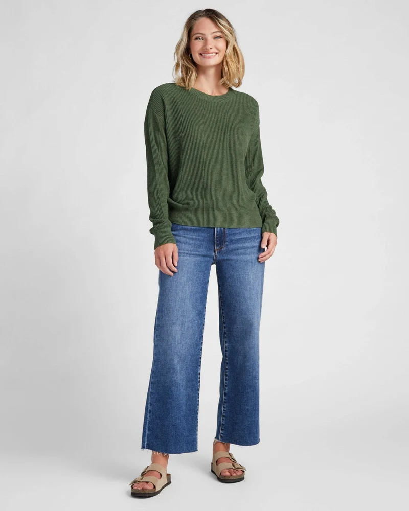 Coastal Crewneck Sweater: Navy