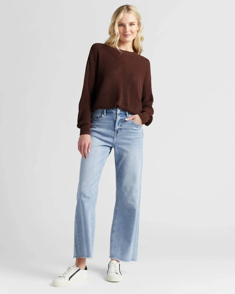 Coastal Crewneck Sweater: Oatmeal