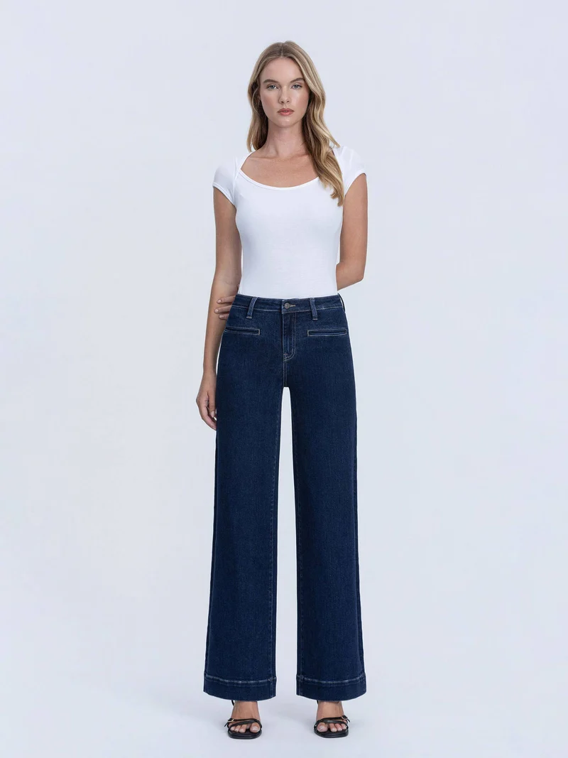 High Rise Trouser Wide Leg