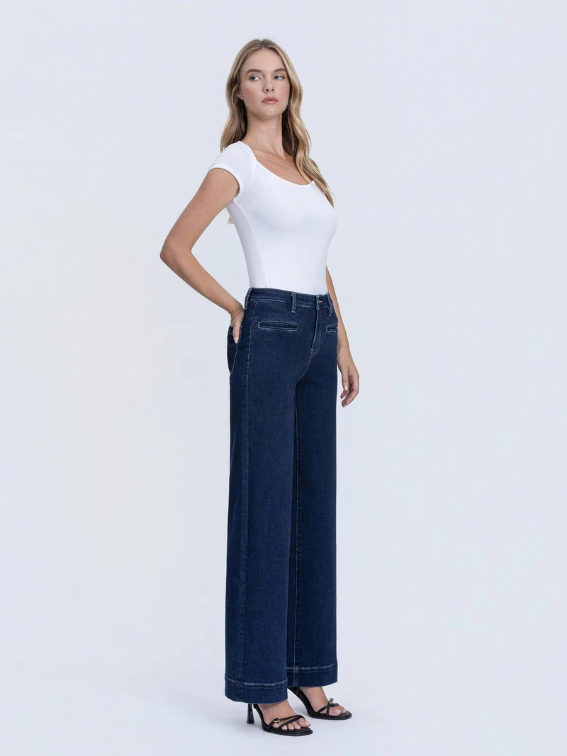 High Rise Trouser Wide Leg