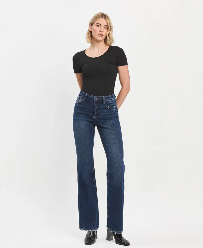 High Rise Relaxed Flare