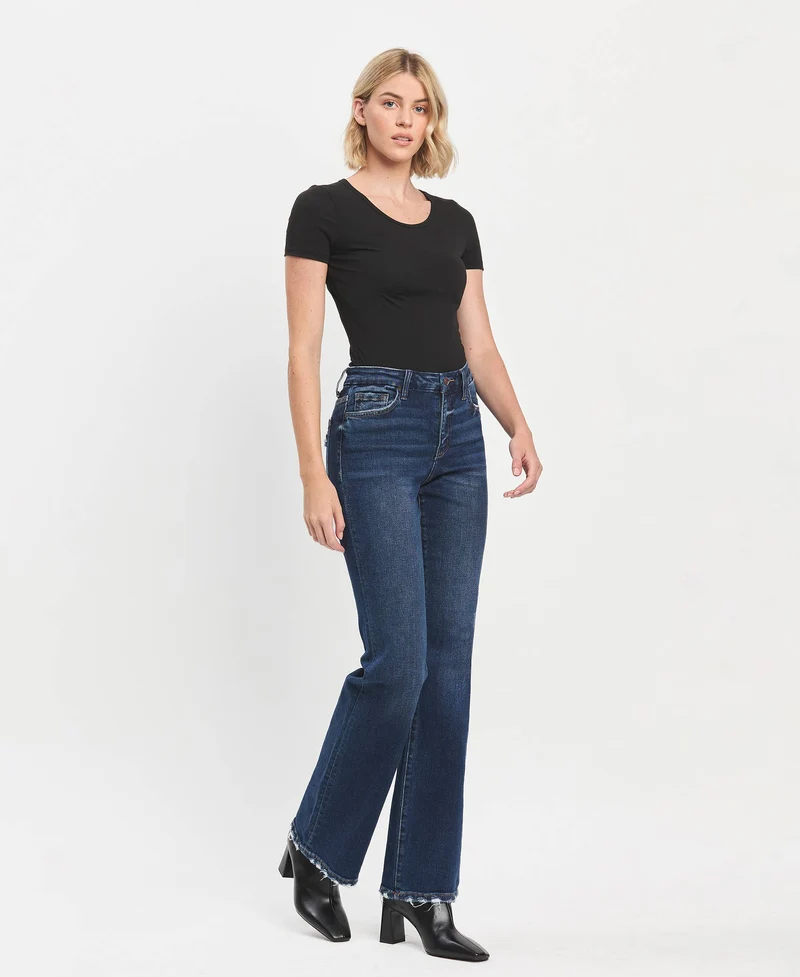 High Rise Relaxed Flare