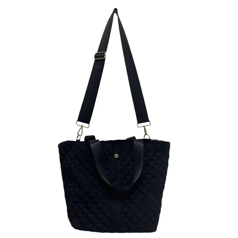 The Debra Diamond Tote Black Velvet