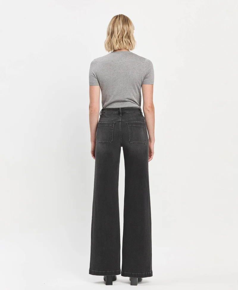 High rise patch pocket trouser Pant