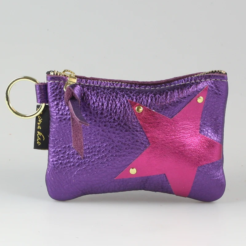 The NEW SIDE STAR Applique Kara: Metallics: Gunmetal w/Platinum Star / Ring