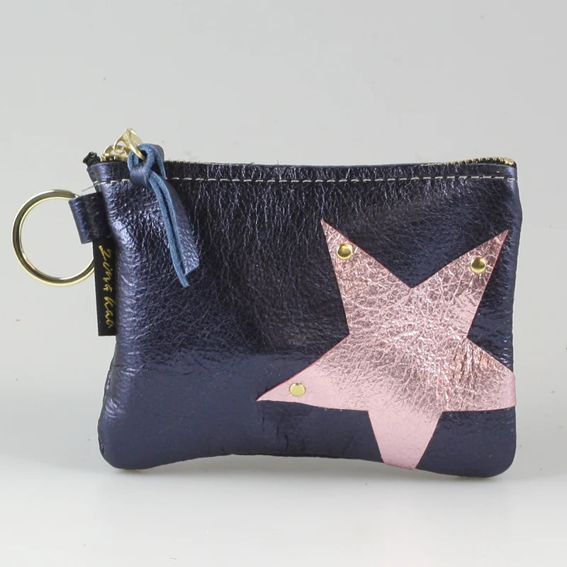 The NEW SIDE STAR Applique Kara: Metallics: Bronze w/Pewter Star / Ring