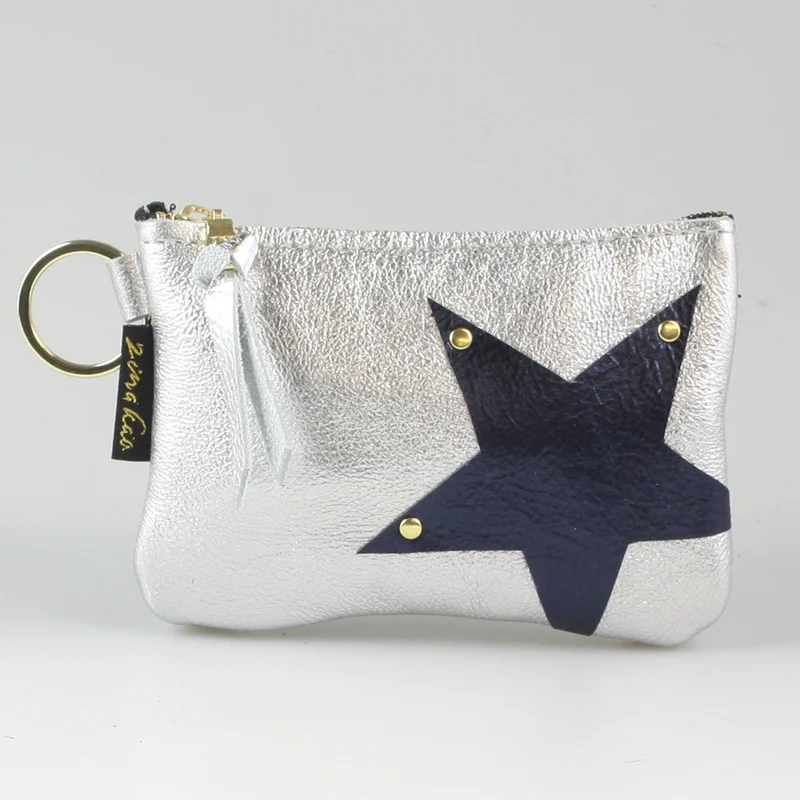 The NEW SIDE STAR Applique Kara: Metallics: Bronze w/Pewter Star / Ring