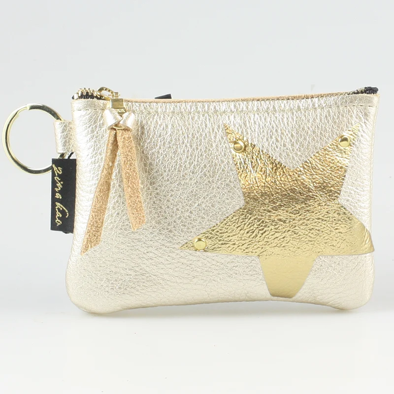The NEW SIDE STAR Applique Kara: Metallics: Bronze w/Pewter Star / Ring
