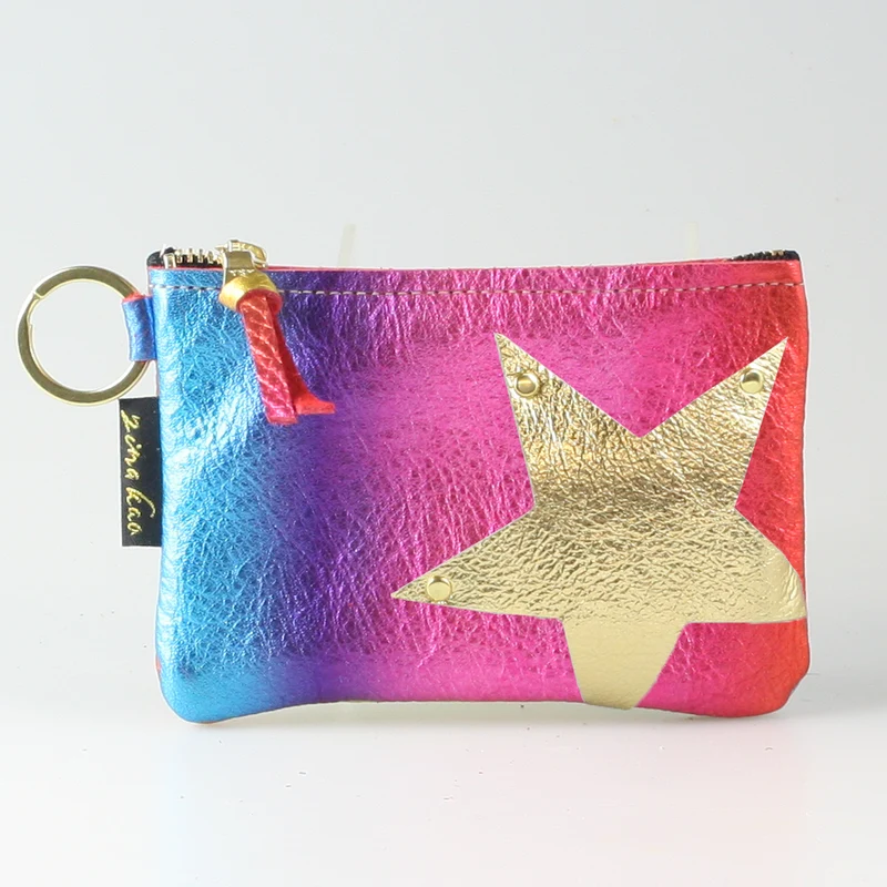 The NEW SIDE STAR Applique Kara: Metallics: Bronze w/Pewter Star / Ring