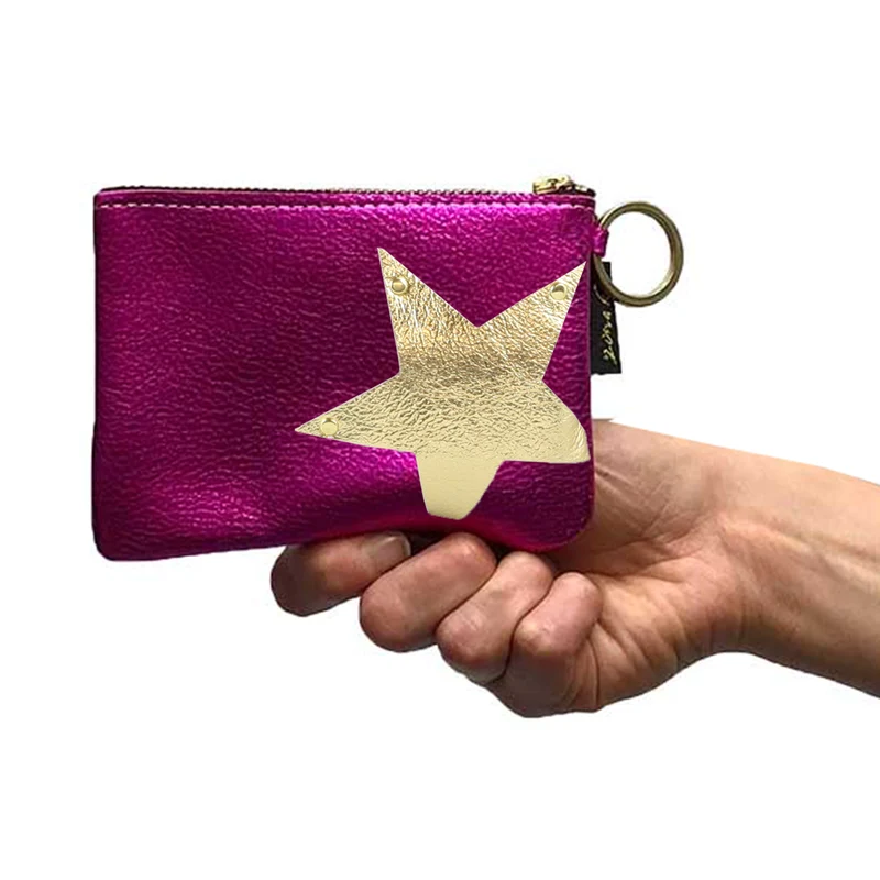 The NEW SIDE STAR Applique Kara: Metallics: Bronze w/Pewter Star / Ring