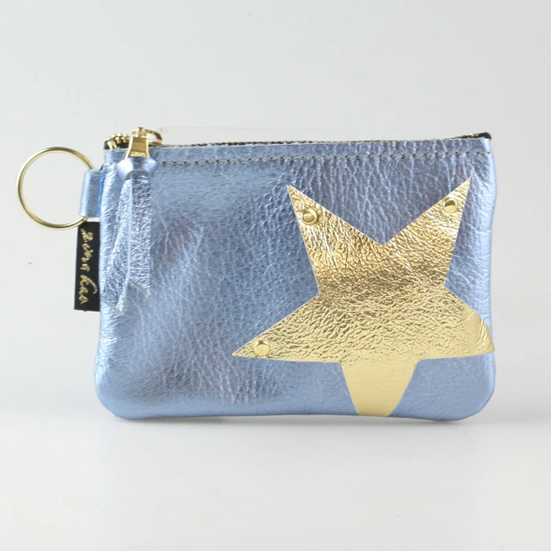 The NEW SIDE STAR Applique Kara: Metallics: Bronze w/Pewter Star / Ring