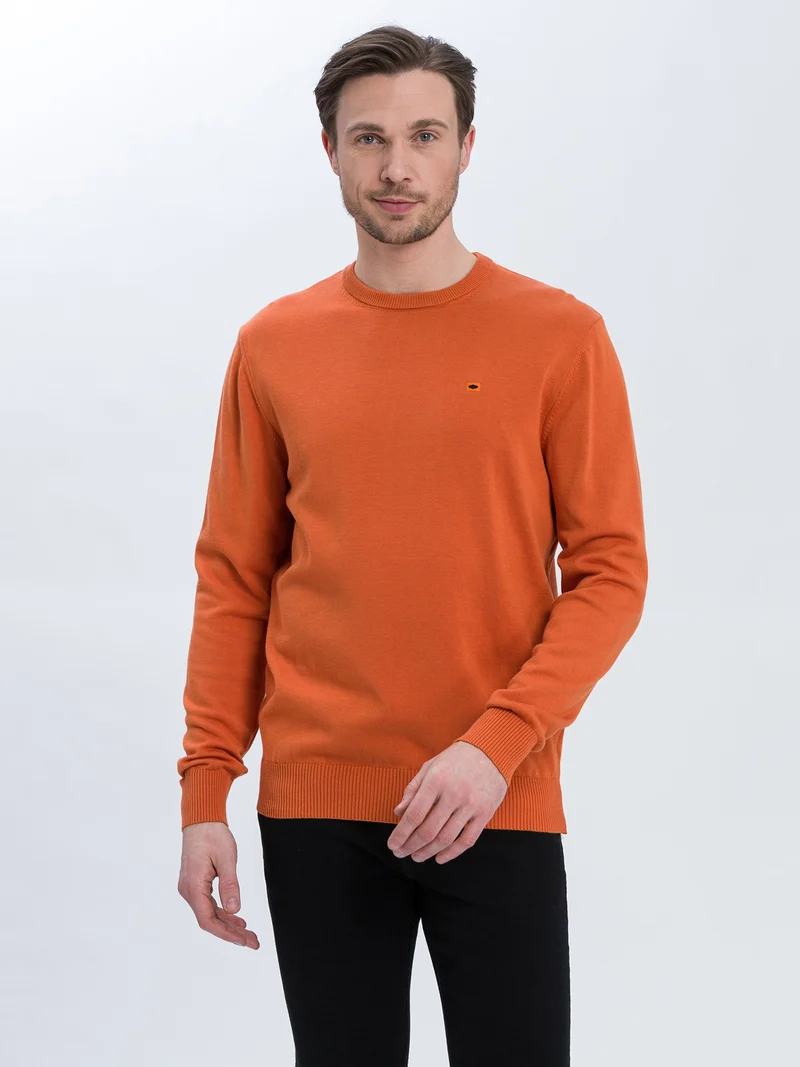 REGULAR FIT KNITTED PULLOVER