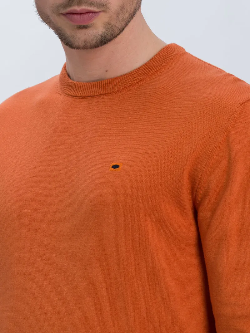 REGULAR FIT KNITTED PULLOVER