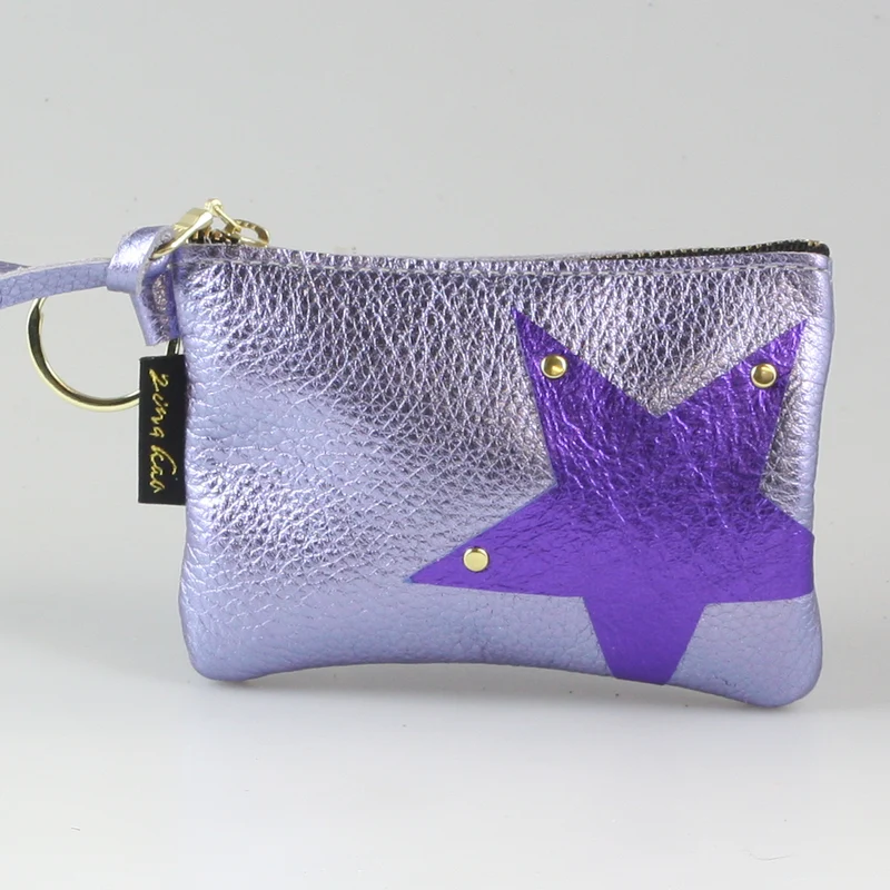 The NEW SIDE STAR Applique Kara: Metallics: Gunmetal w/Gold Star / Ring