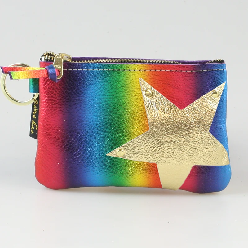 The NEW SIDE STAR Applique Kara: Metallics: Gunmetal w/Gold Star / Ring
