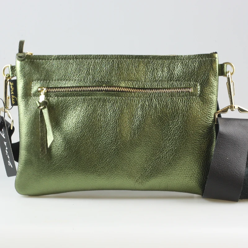 The Metallic Rita Crossbody and Hipbag: Bronze
