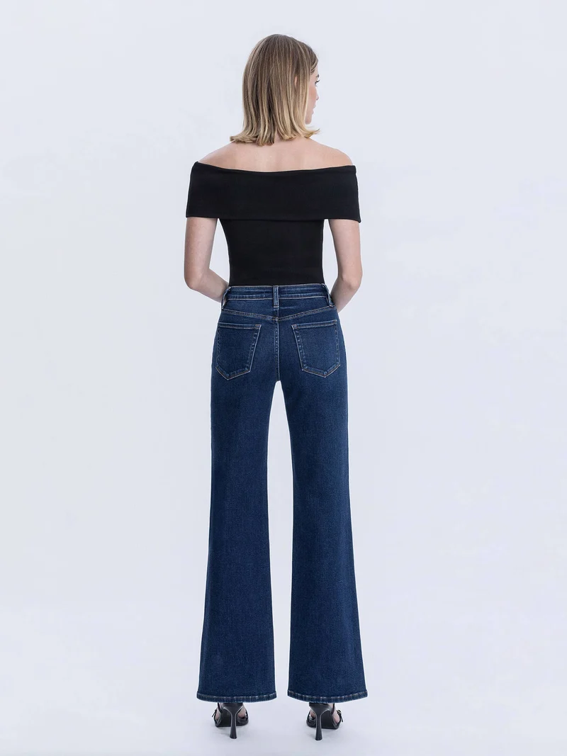 High Rise dark Vintage Flare Jeans