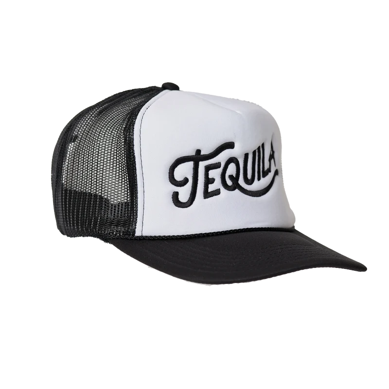 Tequila Trucker Hat: Captain Blk/Gld