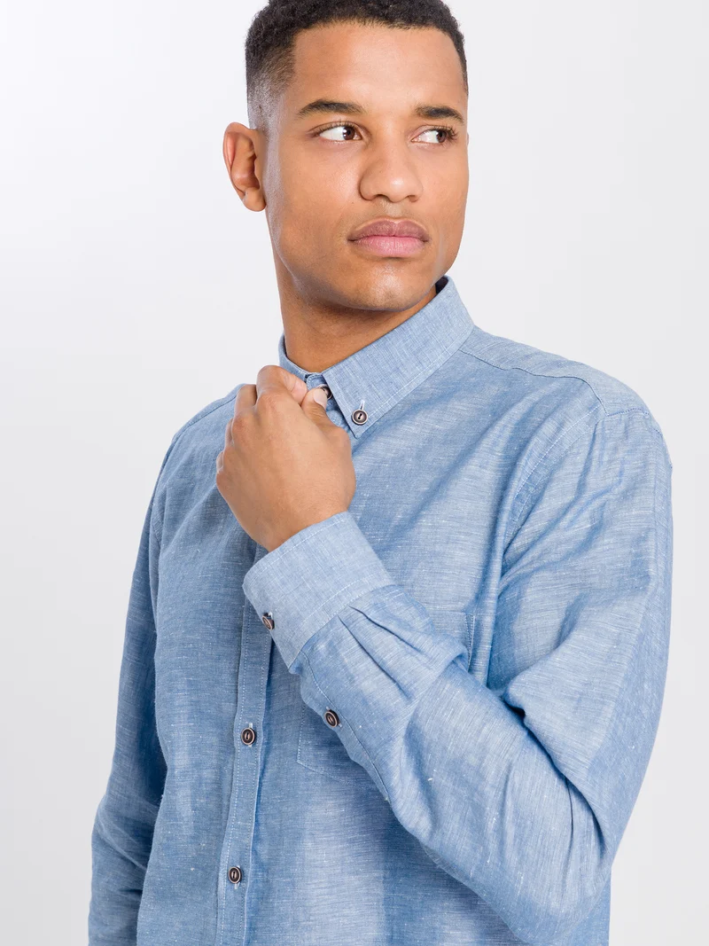 REGULAR FIT SOLID HEMD