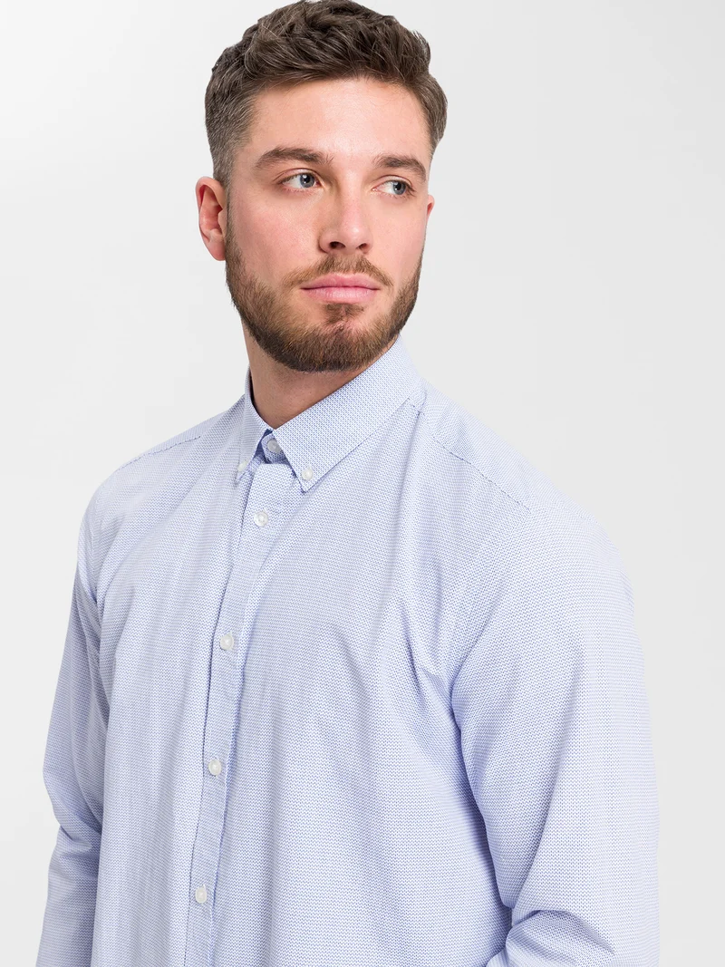 REGULAR FIT PRINTED HEMD