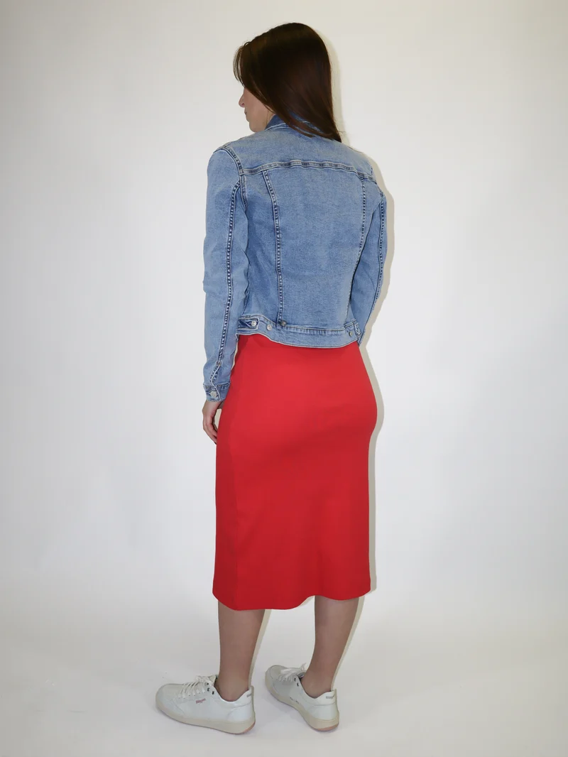 REPLAY DÁMSKÁ DŽÍNOVÁ BUNDA SLIM-FIT STŘIHU
