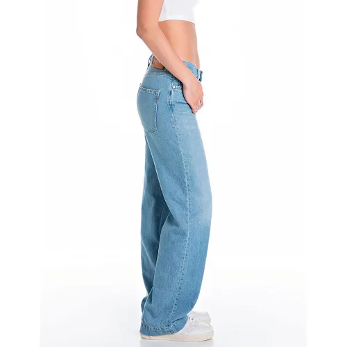 REPLAY DÁMSKÉ DŽÍNY NARJA BAGGY-FIT