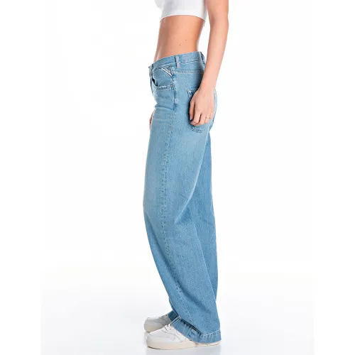 REPLAY DÁMSKÉ DŽÍNY NARJA BAGGY-FIT