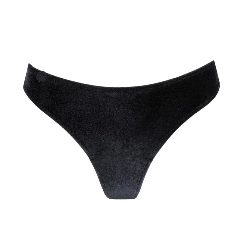Marie Jo Tom String Black Velvet