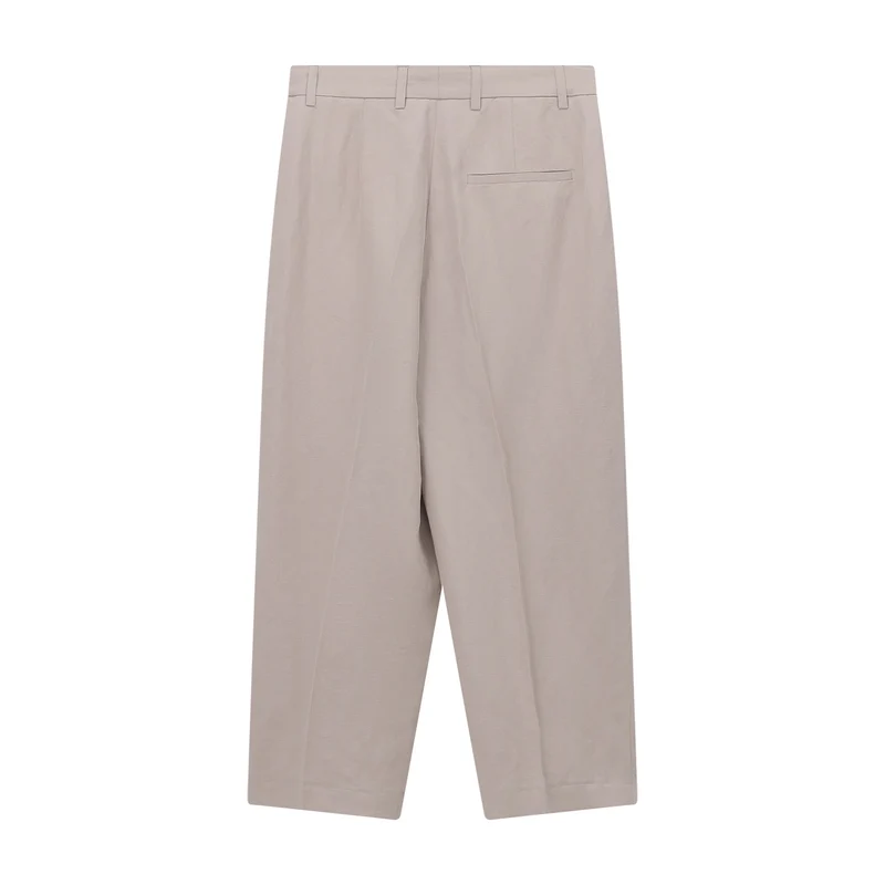 Cropped Stoffhose Noa mit Leinen