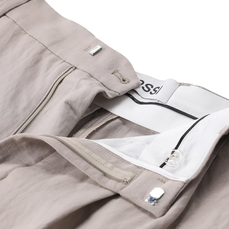 Cropped Stoffhose Noa mit Leinen