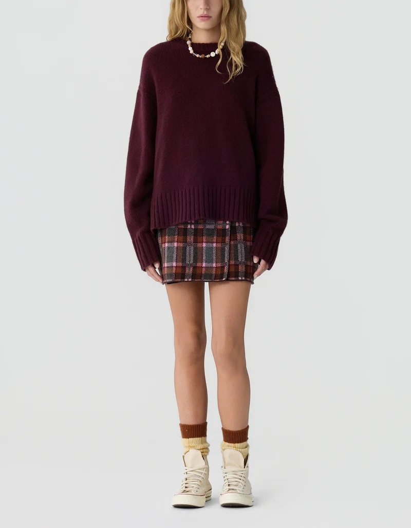 Oversize Kaschmir-Pullover Cozy Crew