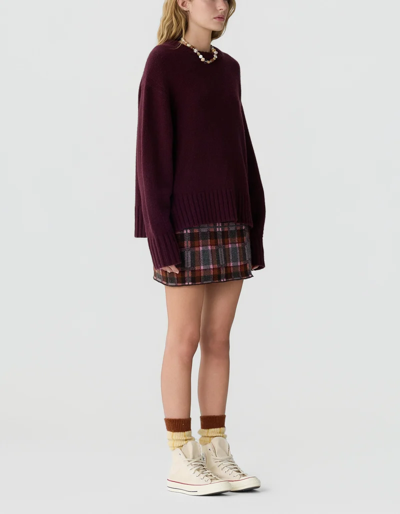 Oversize Kaschmir-Pullover Cozy Crew