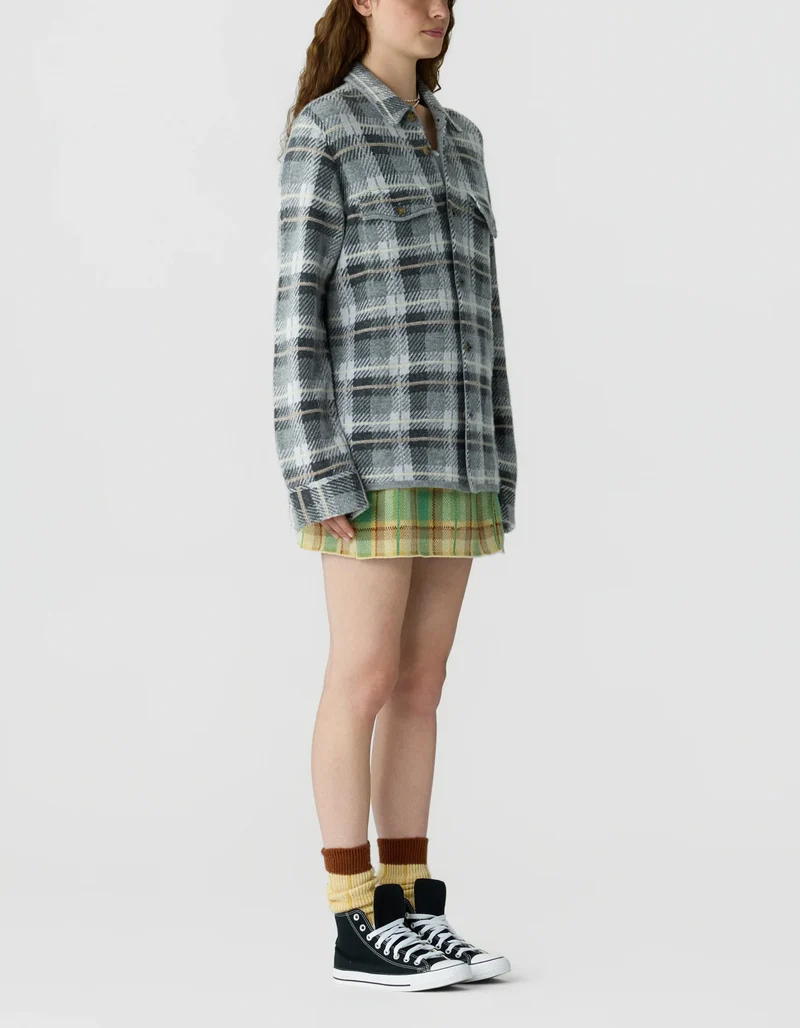 Kaschmir-Overshirt Plaid Work