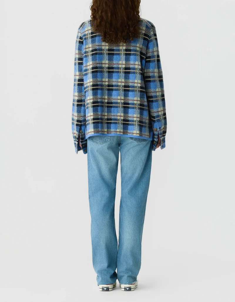 Kaschmir-Overshirt Plaid Work
