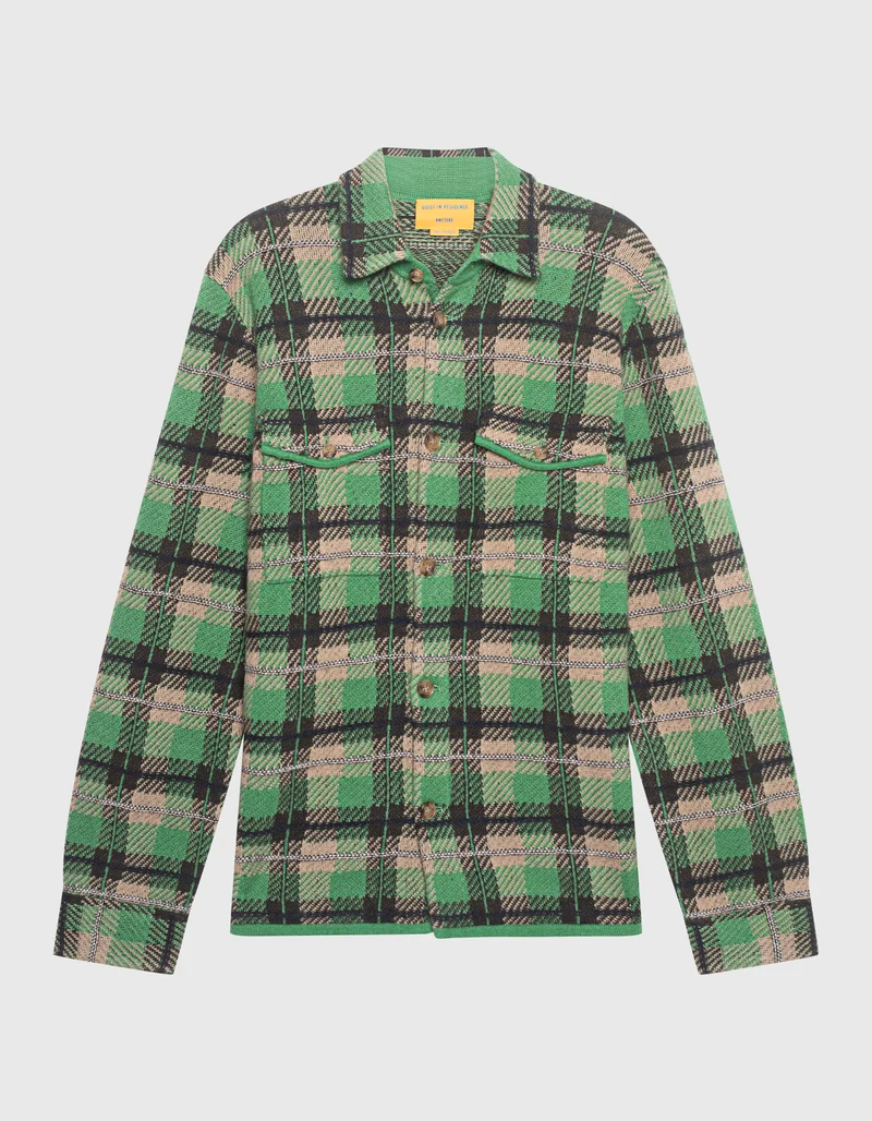 Kaschmir-Overshirt Plaid Work