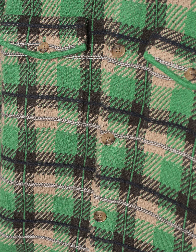 Kaschmir-Overshirt Plaid Work