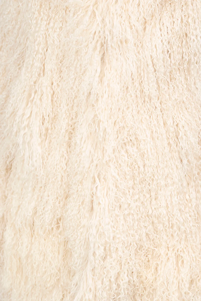Oversize Shearling-Mantel Faye