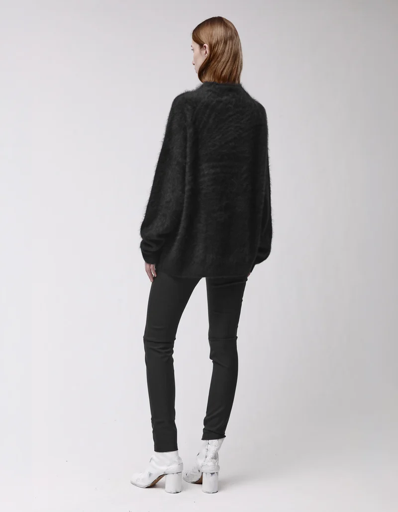 Oversize Fuzzy Kaschmir-Pullover