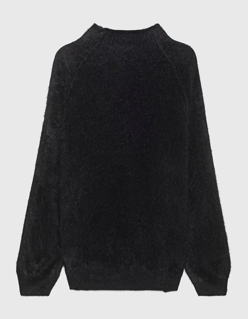 Oversize Fuzzy Kaschmir-Pullover