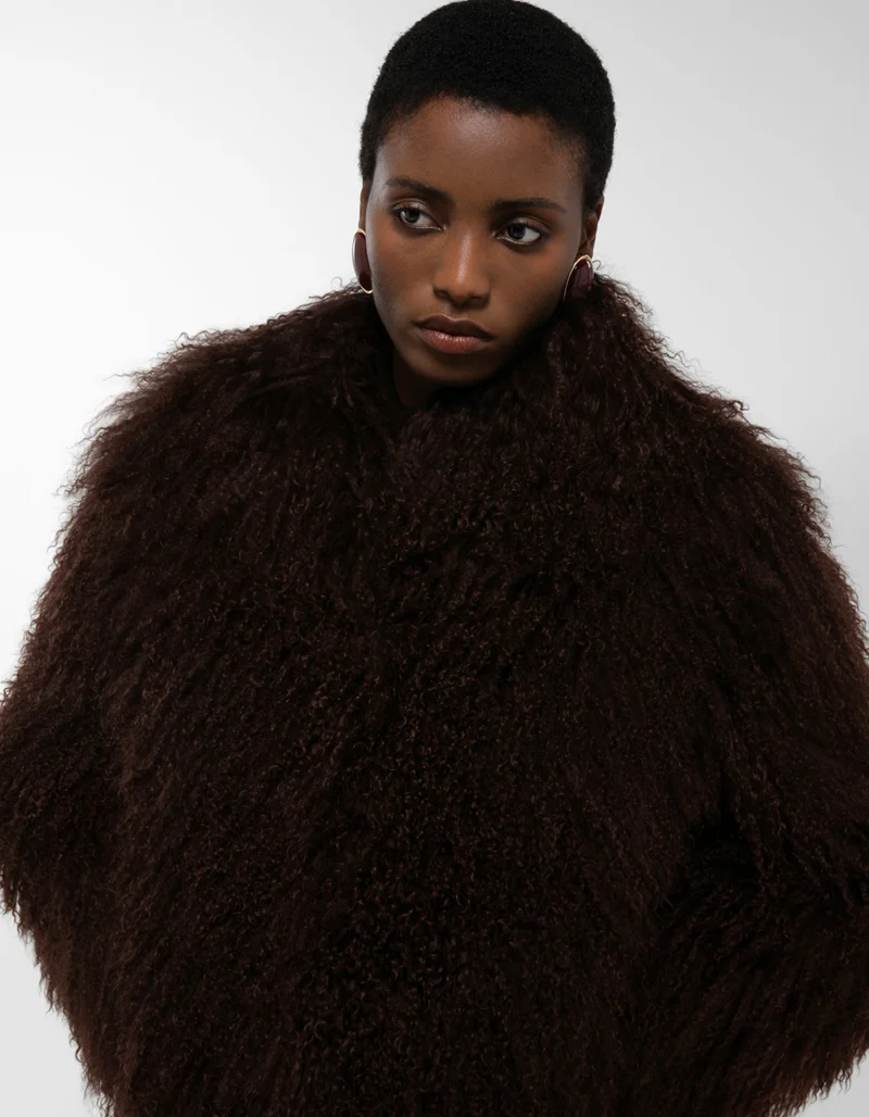 Shearling-Jacke Rochelle