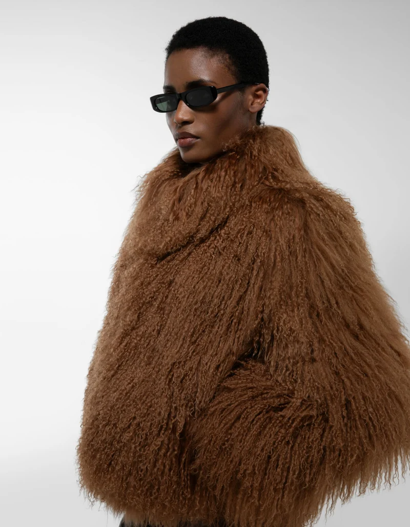 Shearling-Jacke Rochelle